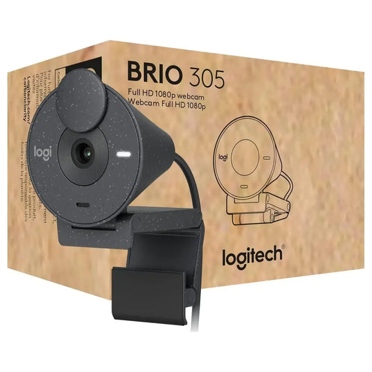 Logitech Brio 305 Business Series Full HD USB-C Webcam Color: Graphite